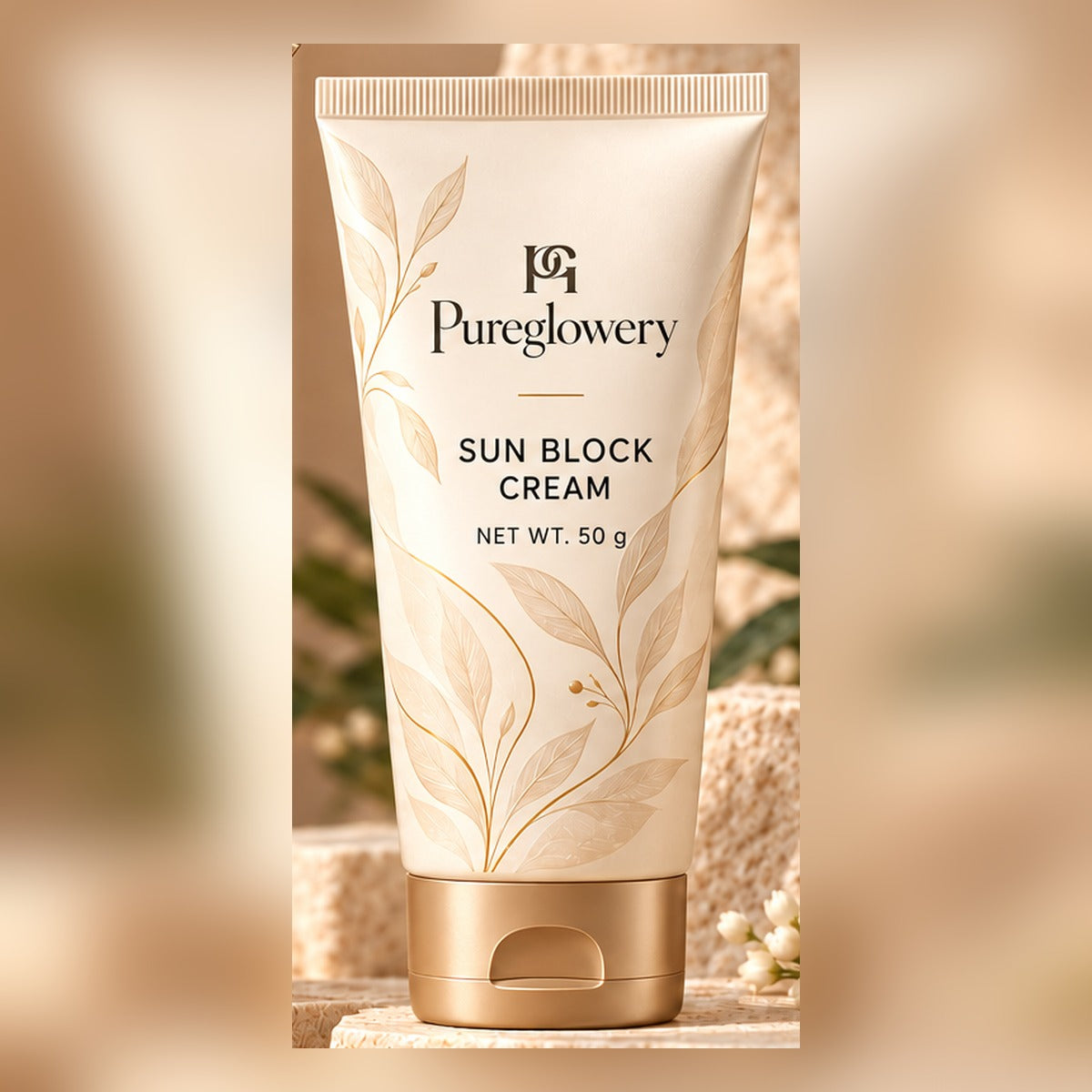 PureGlowery Sun Block Cream 50 g