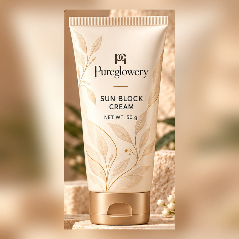 PureGlowery Sun Block Cream 50 g